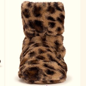 MUK LUK Slippers! Leopard! Faux Fur! NWT! Size L/XL